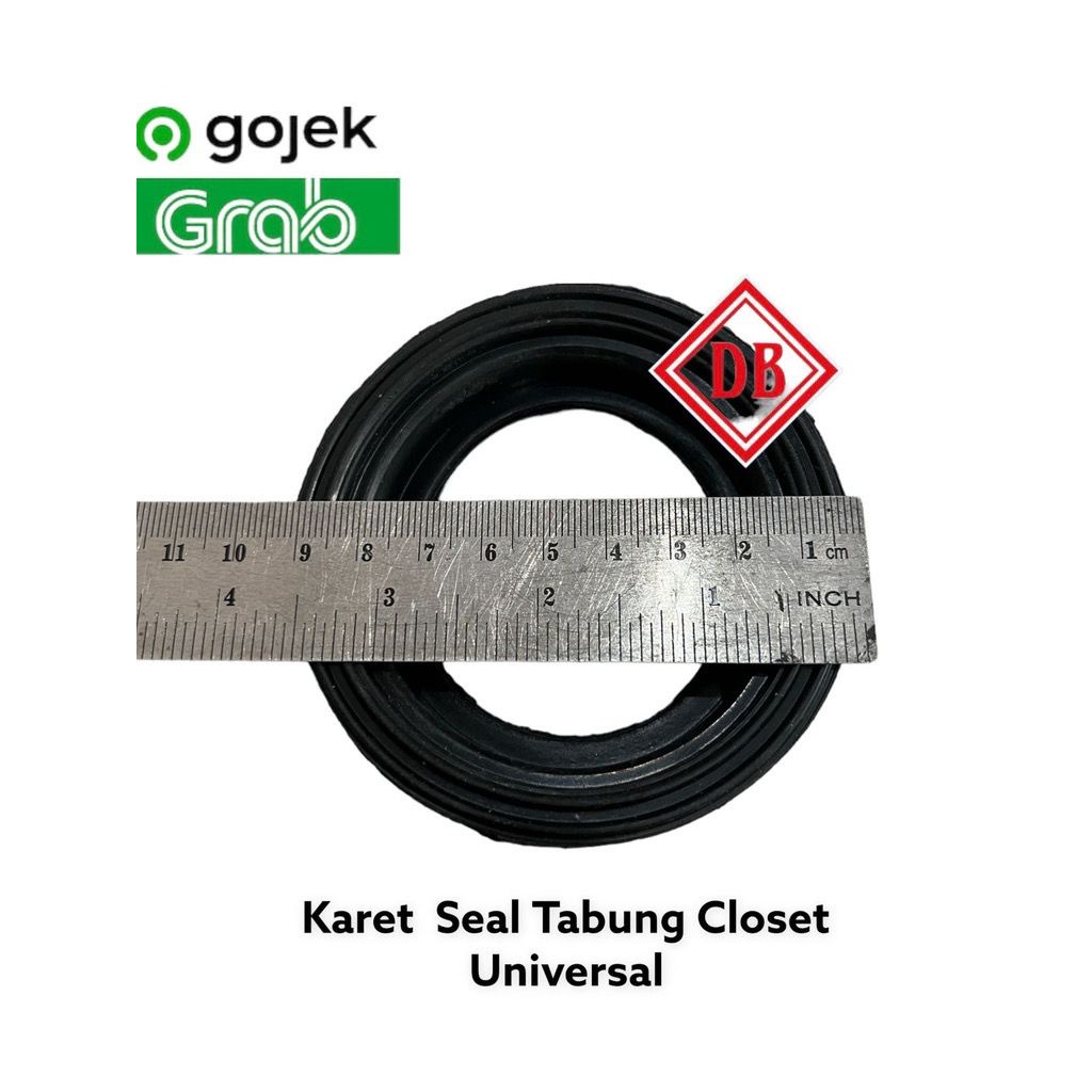 KARET SEAL TABUNG CLOSET DUDUK/KARET TABUNG CLOSET UNIVERSAL/KARET BAWAH TABUNG KLOSET