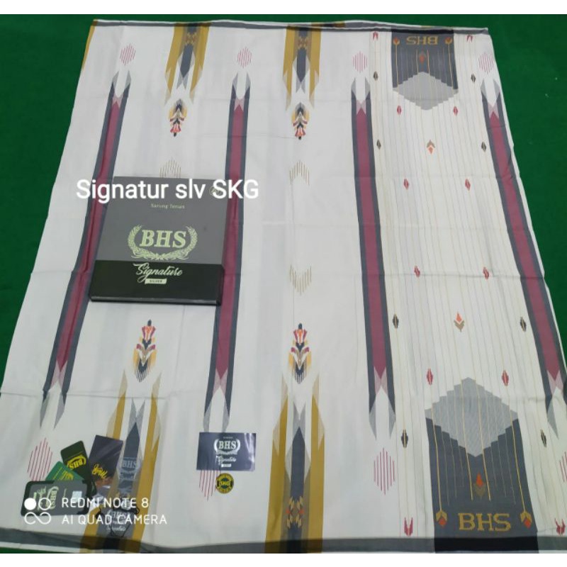 SARUNG BHS SIGNATURE SILVER SKG ( SONGKET GUNUNG)