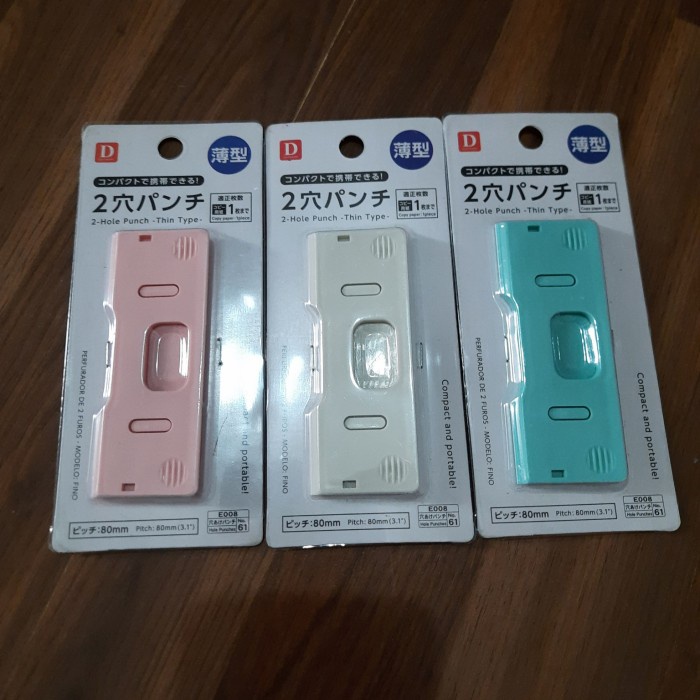 

Menakjubkan Daiso Hole Puncher Thin Type Pembolong File Pembuat Lobang Kertas Hemat