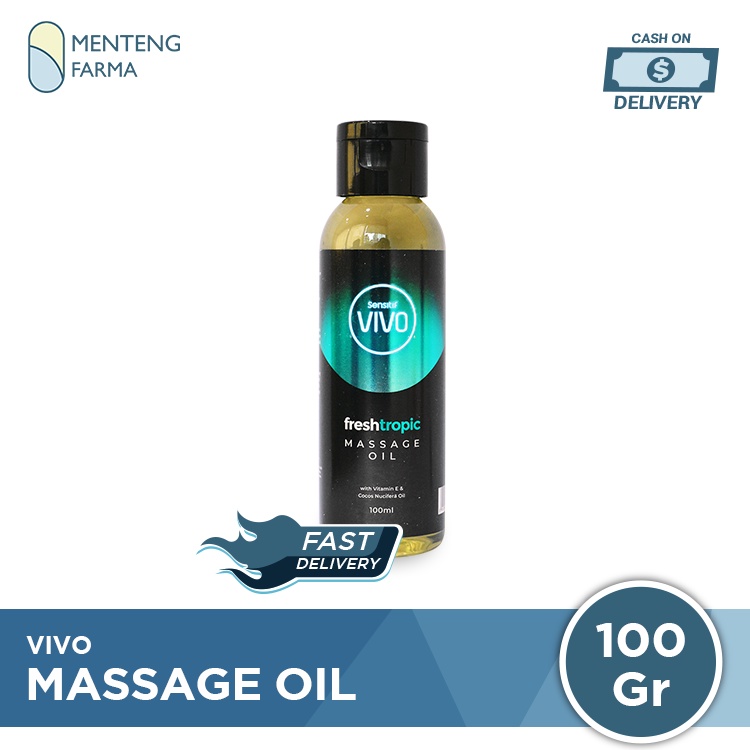 Vivo Massage Oil Fresh Tropic 100 mL - Minyak Pijat Urut Gosok