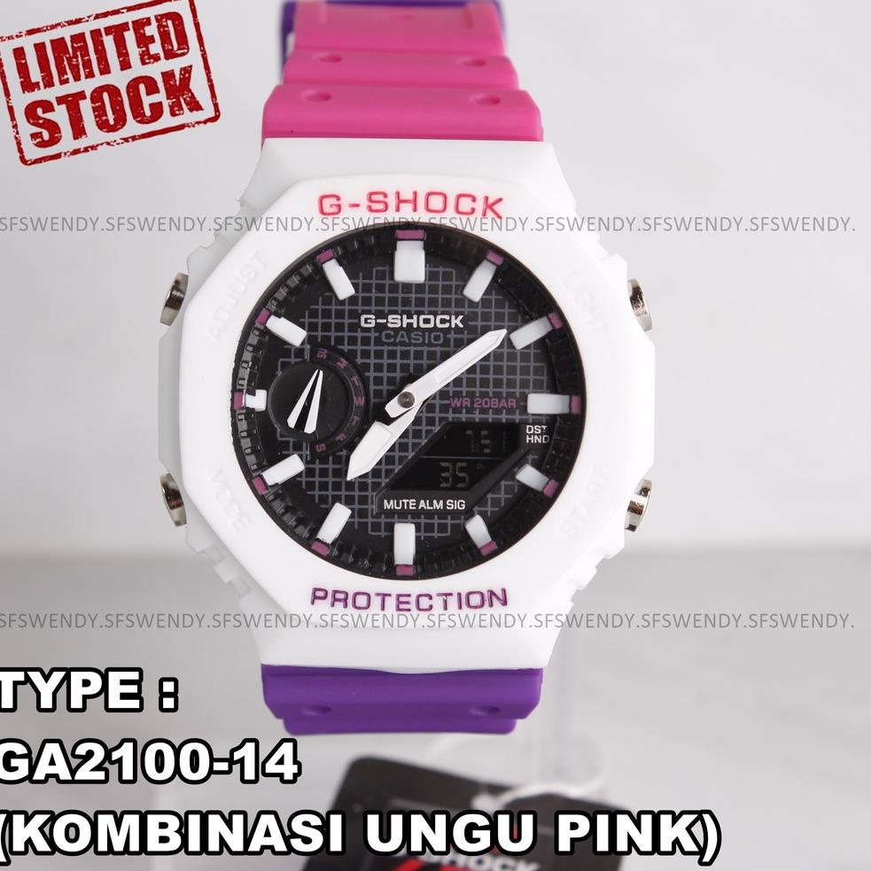 CUCI GUDANG  G Shock GA-2100 Hitam kuning loreng hijau army jam tangan digital pria & anak anti air 