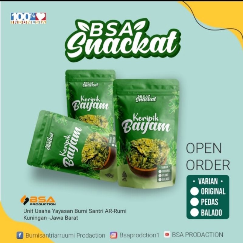 

SNAKCSEHAT||KERIPIKBAYAM(snackat)Jajanansehat