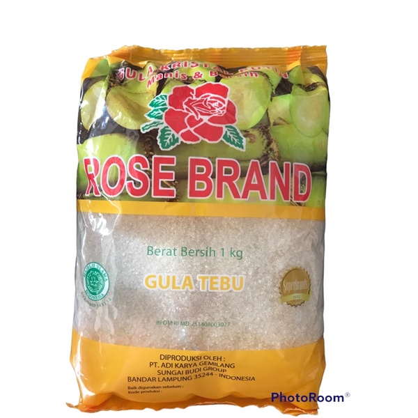 

Gula Pasir Kemasan Kuning / Hijau - Rosebrand - 1 kg