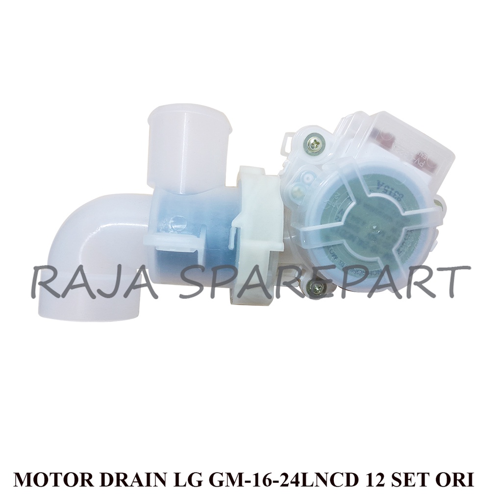 MOTOR DRAIN MESIN CUCI LG GM-16-24LNCD 12 SET ORI