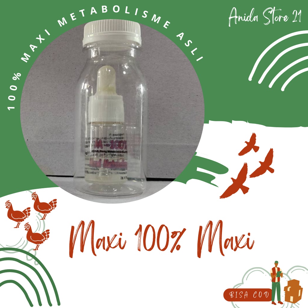 Maxi 100 Persen Maxi 100% Maxi Metabolisme Asli