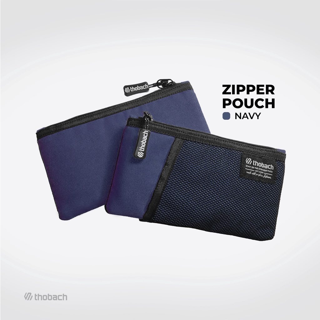 THOBACH - POUCH BAG ZIPPER DOMPET UANG DOMPET KUNCI DOMPET HANDPHONE