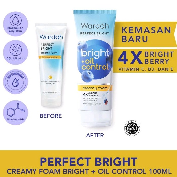WARDAH Perfect Bright Creamy Foam