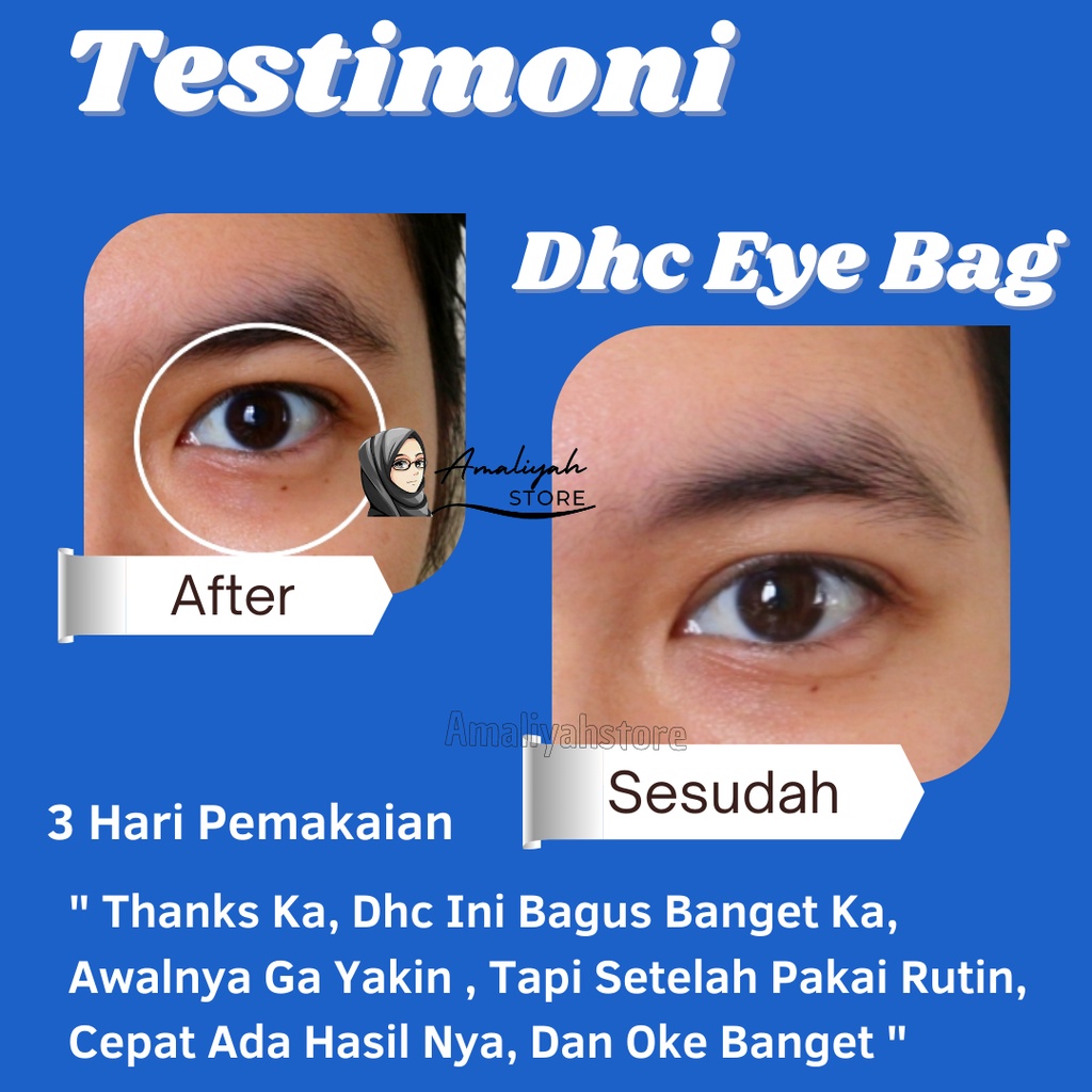 Dhc Eyelash Serum Bag Masker Penghilang Mata Panda  Cream Kantung Mata Hitam Kendur Wanita Dan Pria Ampuh Masker Krim Mata Alami Original