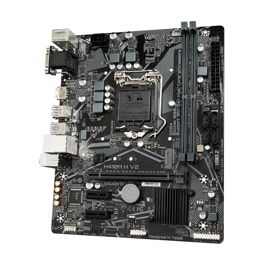 Motherboard Gigabyte H410M H V2 LGA1200 H410 DDR4 USB3.2 SATA3