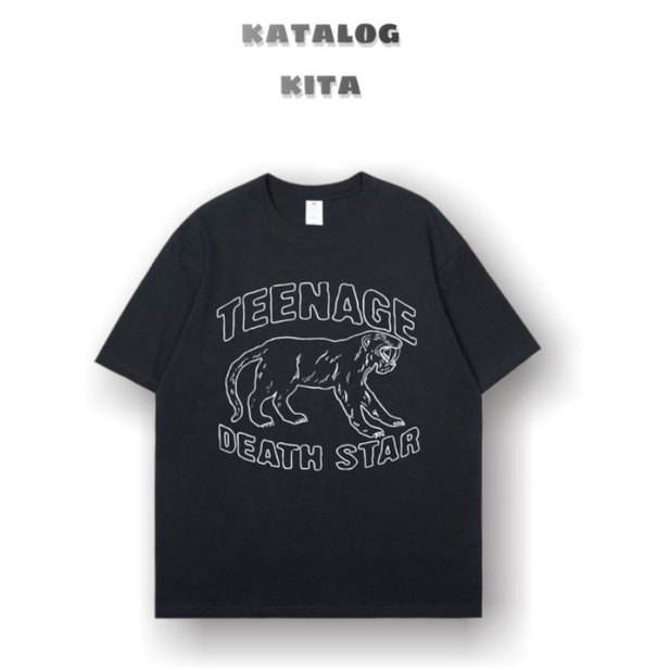 KATALOG KITA kaos TEENAGE DEATH STAR kaos big size  baju TEENAGE / kaos oversize / t shirt / rap tee