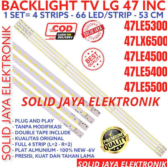 backlight tv led lg 47 in 47le5300 47le4500 47le5500 47le lampu bl smd w20