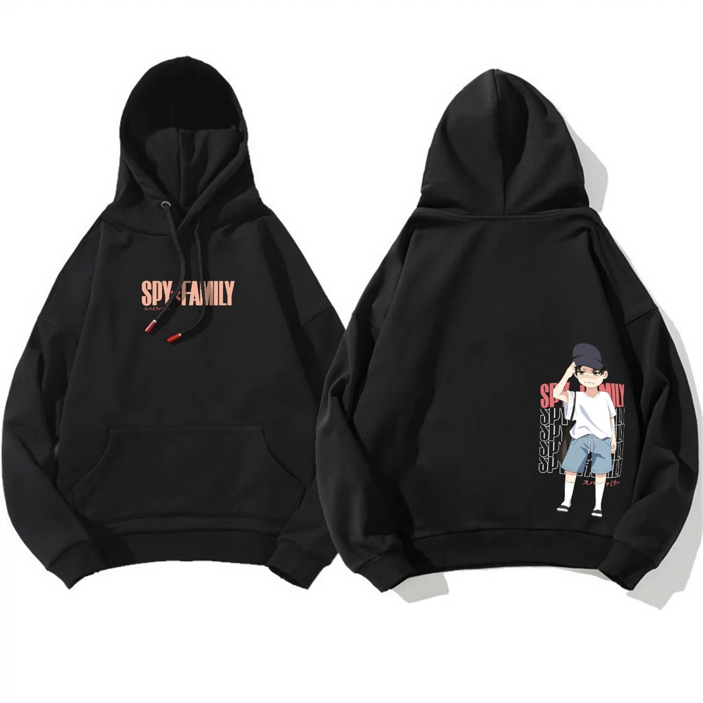 Anya Anime Spy X Family Hoodie Kawaii Kartun Pria/Wanita Kaus Atasan Harajuku Uniseks Pasangan Hoodie Plus Fashion Streetwear