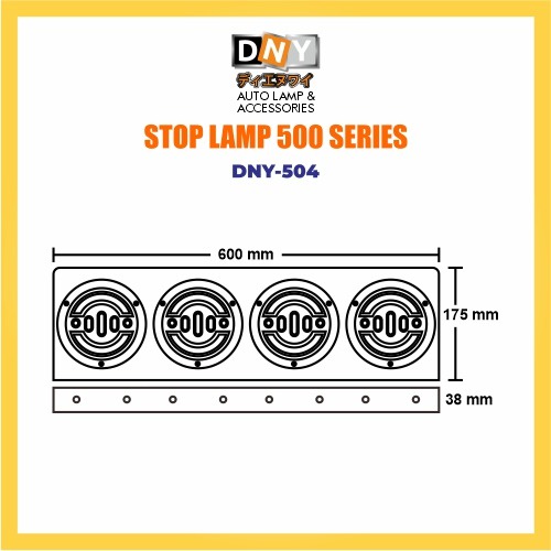LAMPU STOP UNIVERSAL DNY-504