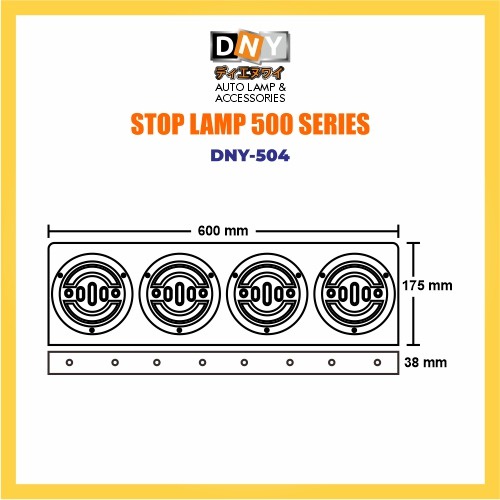 LAMPU STOP UNIVERSAL DNY-504