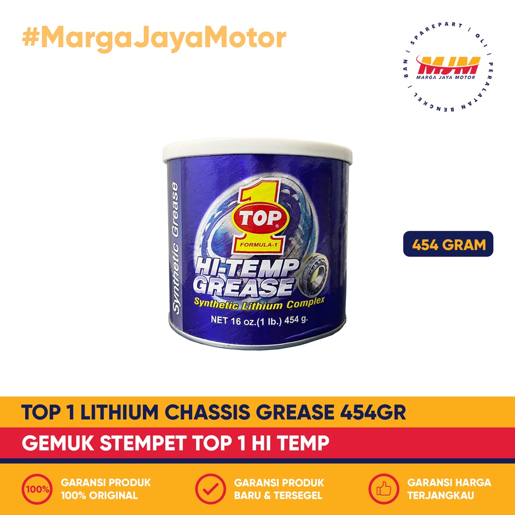 Top1 Hi Temp Grease 454gr Gemuk Stempet Hi Temp Top1