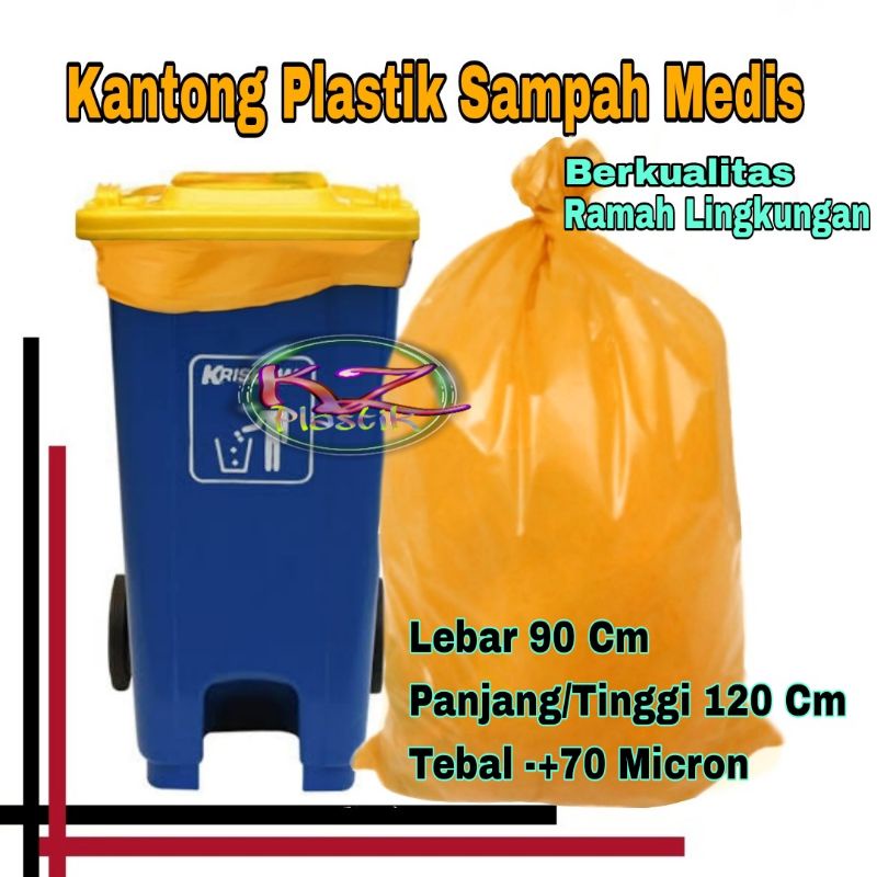 Jual Kantong Plastik Sampah Medis X Cm Kantong Plastik Sampah