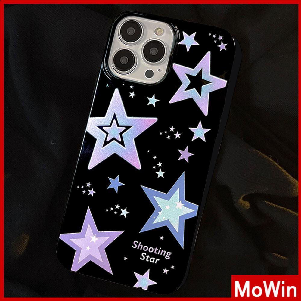 For iPhone 14 Pro Max iPhone Case Soft Case TPU Black Glossy Candy Shell Shockproof Protection Camera Stars Cute Compatible For iPhone 13 Pro Max 12 Pro Max 11 7plus xr xs max