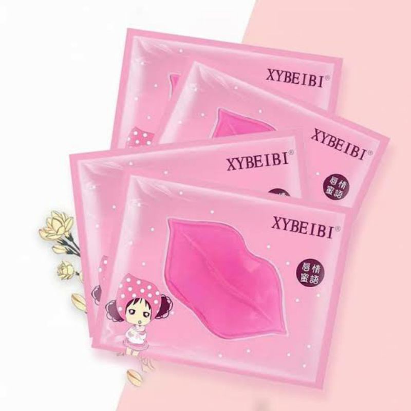 Masker Bibir Collagen Lip Mask Moisturizing Pelembab Pelembut Pink