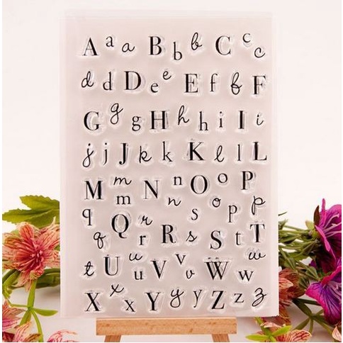 

Terbatas Clear Stamp (Stempel Transparan/Bening) - Three Kind Letters Font Berkualitas