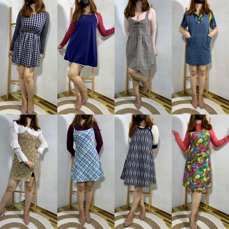 Overall dress /overall korean style #02