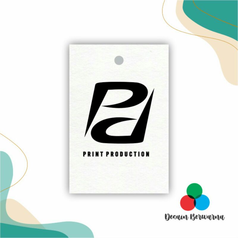 

Hangtag Bahan BC Putih Custom (HITAM)