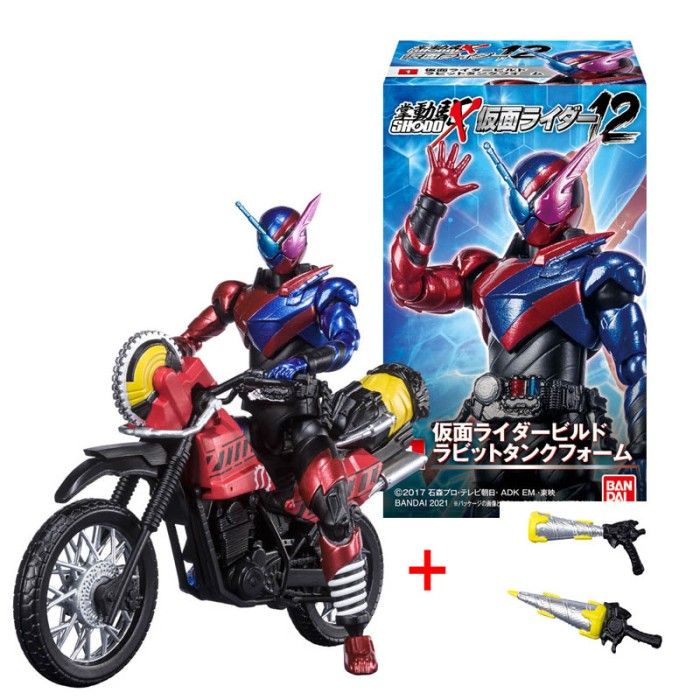 Shodo-X Kamen Rider 12 - Build Rabbit tank + bike + parts