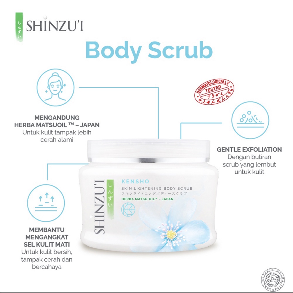 SHINZUI Skin Lightening Body Scrub 200GR