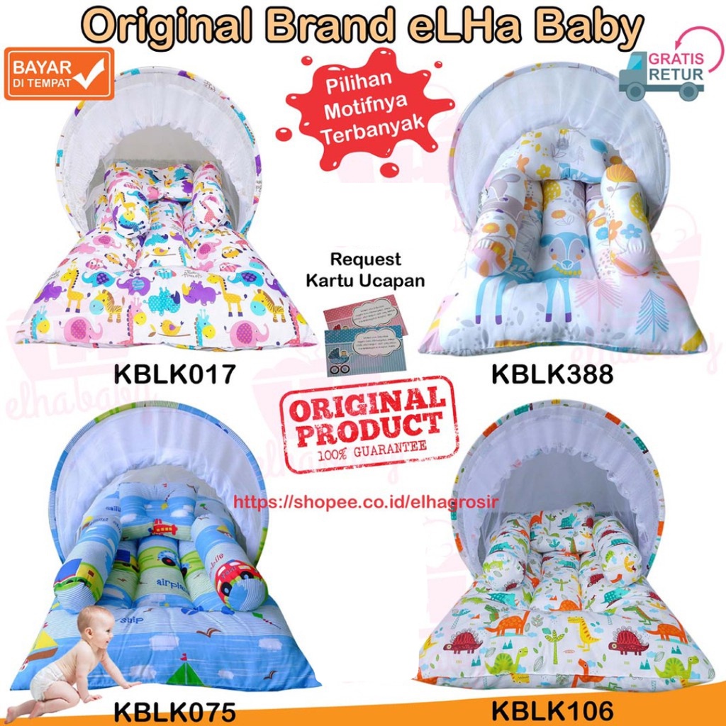 Kasur Bayi Kasur Bayi Kelambu Baby Gift Set Perlengkapan Bayi Baru Lahir Tempat Tidur Bayi