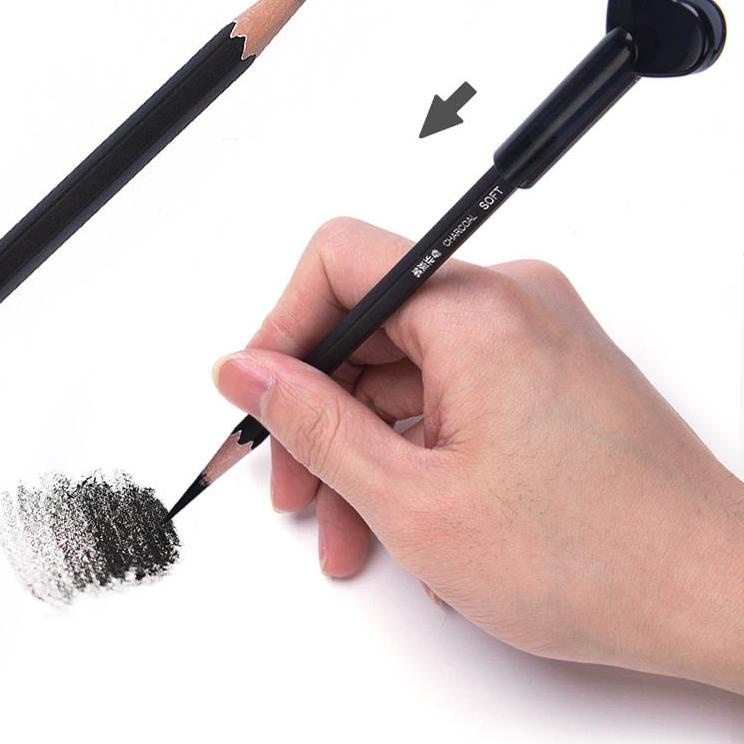 

XJPY Triple W 12 PCS Charcoal Pencil Art Paint Pensil Arang Gambar Sketsa ぉ 28