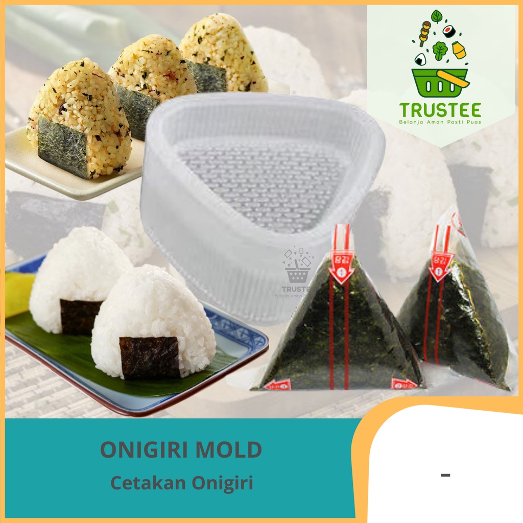 CETAKAN ONIGIRI 1pc / Triangle Rice Mold / Bento / Nasi Kepal Segitiga