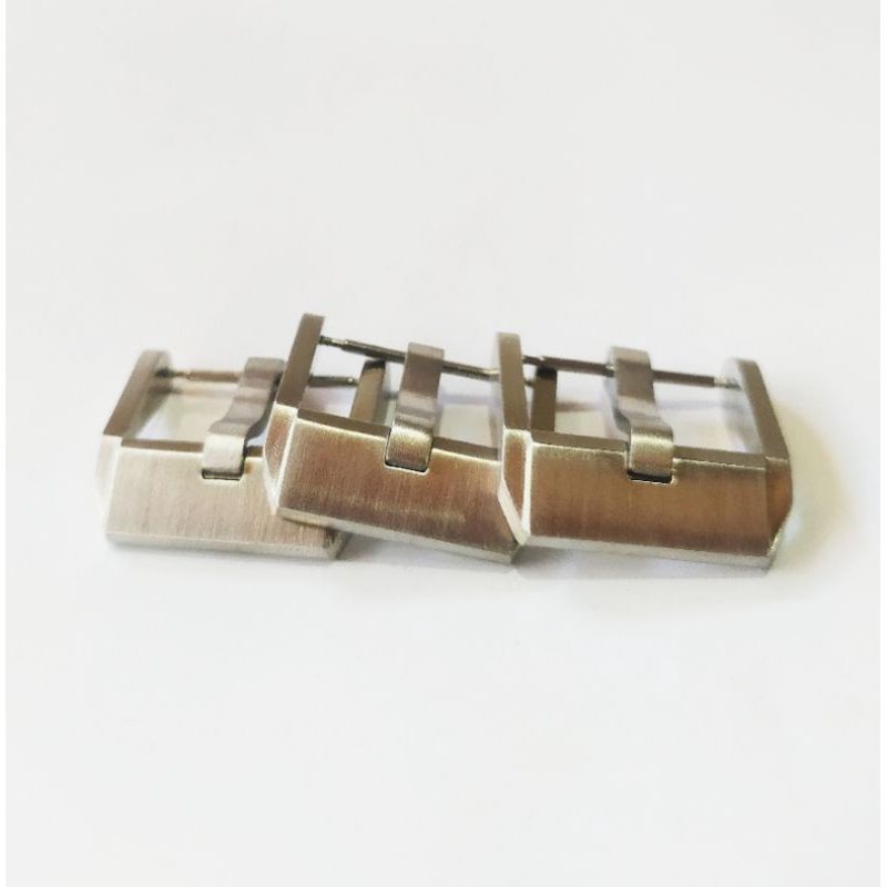 Buckle Pengait Jam Tangan Stainless Steel Silver UK 12mm 16mm 18mm 20mm 22mm 24mm 26mm