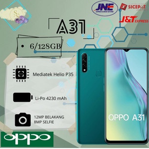 [ Hp / Handphone ] Oppo A31 6/128Gb Fullset Termurah Garansi 1 Tahun Bekas / Second / Seken / 2Nd