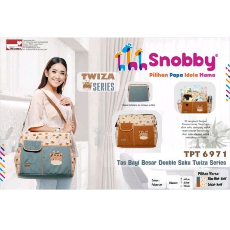 Snobby TPT 6972 (Kecil) TPT6971 (Besar) Tas Bayi Twiza Series