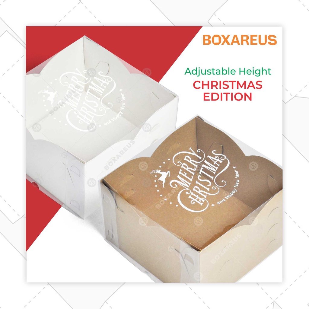 Box Mika Dus Kue Atur Tinggi Kemasan Cake Packaging | AHBX 25