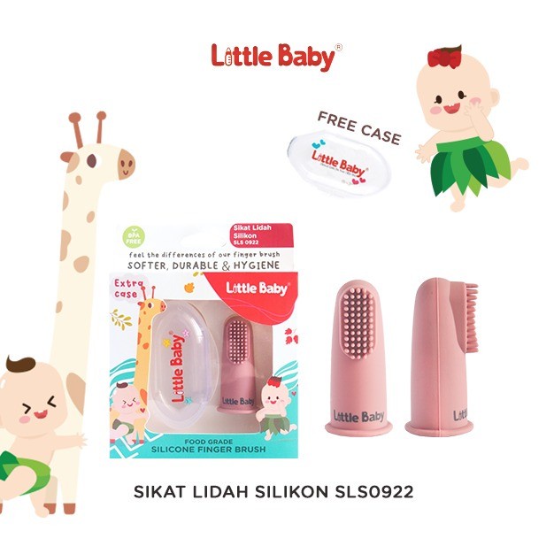 Little Baby Sikat Lidah Silikon Premium Silicone Finger Toothbrush