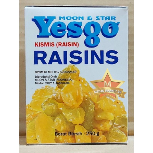

KISMIS RAISINS GOLDEN YESGO 250gr | RAISINS GOLDEN | KISMIS | RAISINS PREMIUM QUALITY