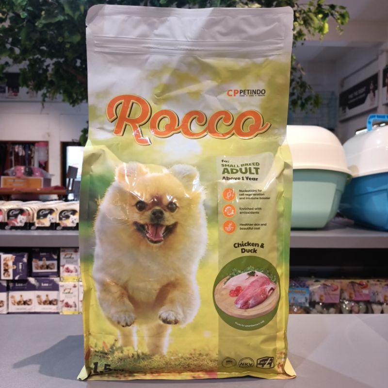 Rocco Chicken &amp; Duck For Adult Small Breed 1.5 Kg