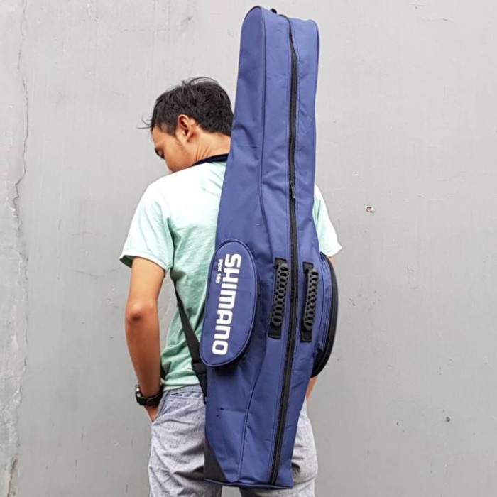 Tas pancing Shimano Navy - Tas joran Ransel 100cm