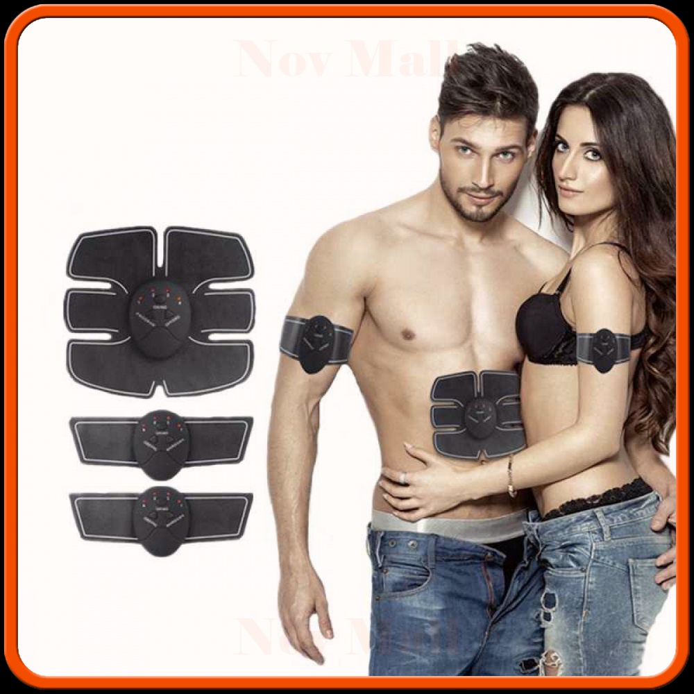 Alat Stimulator Terapi EMS Otot Six Pack ABS Abdominal Muscle MU422