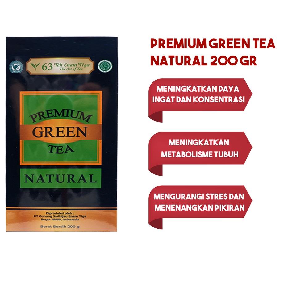 

11.11✔️Teh 63 Premium Green Tea Natural 200gr|RA6