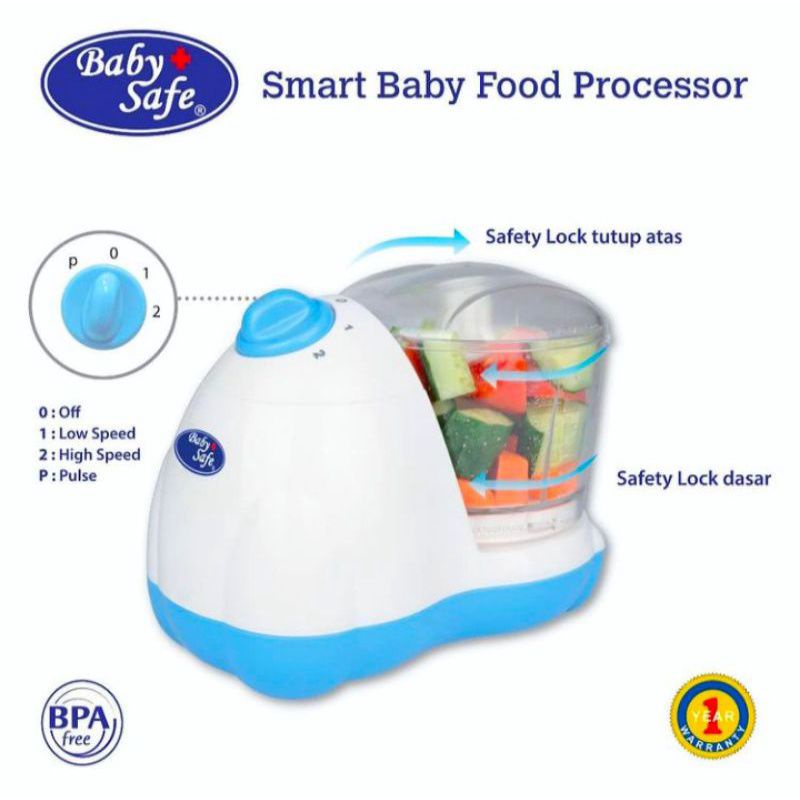 ♥BabyYank♥ BABY SAFE Food Processor Blender / Mini Blender (LB609)