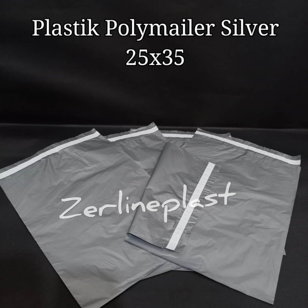 Plastik POLYMAILER SILVER / Plastik Packing @100lbr