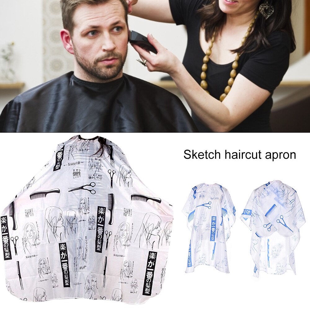 Kain Kip / Kain Kep / Kain Cukur / Kain Penutup Badan Untuk Potong Rambut - Jubah Apron Pangkas Rambut Salon &amp; Barbershop
