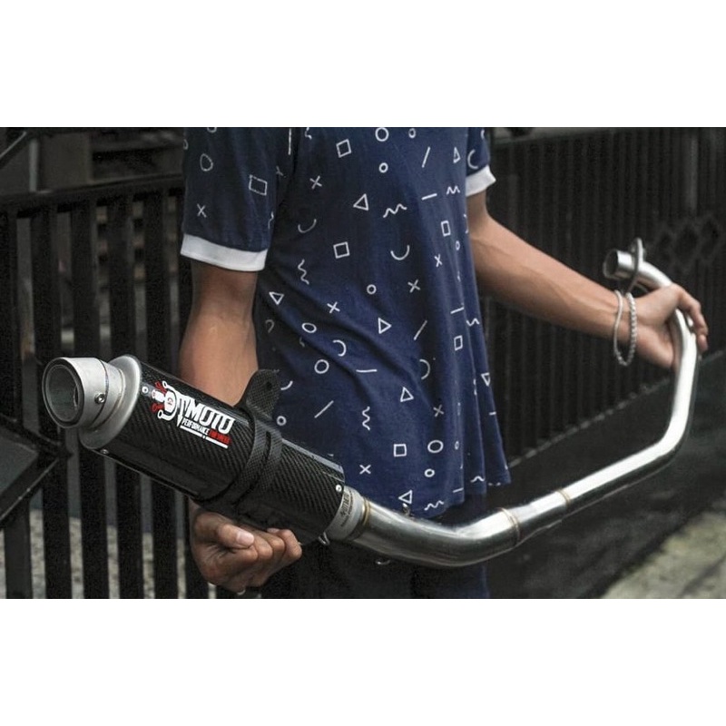 Knalpot Dom Carbon dtmoto R15v2,v3,Gsx150,Cbr150