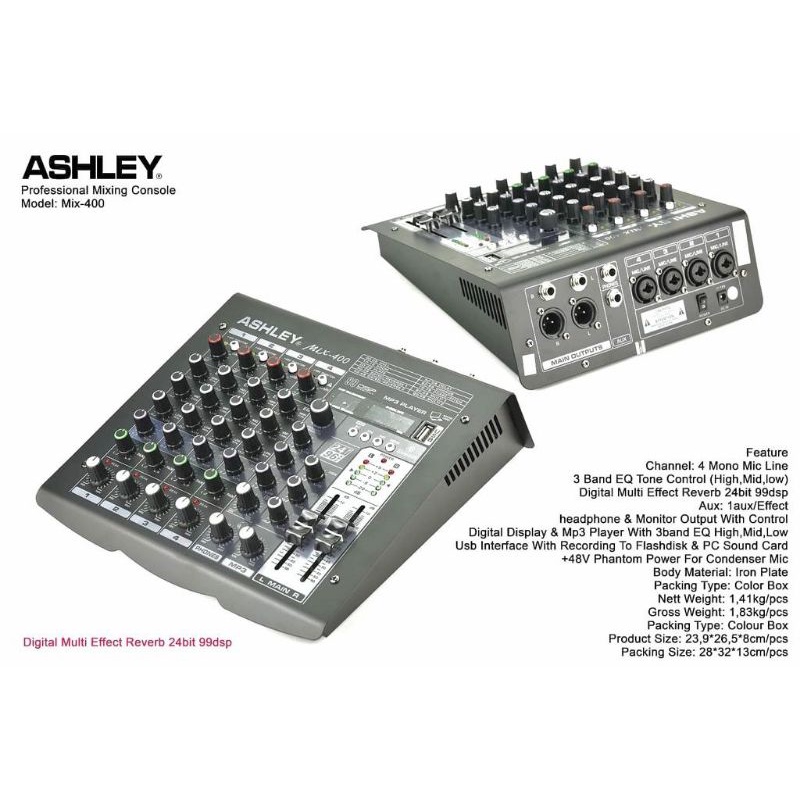 ashley mixer mix-400