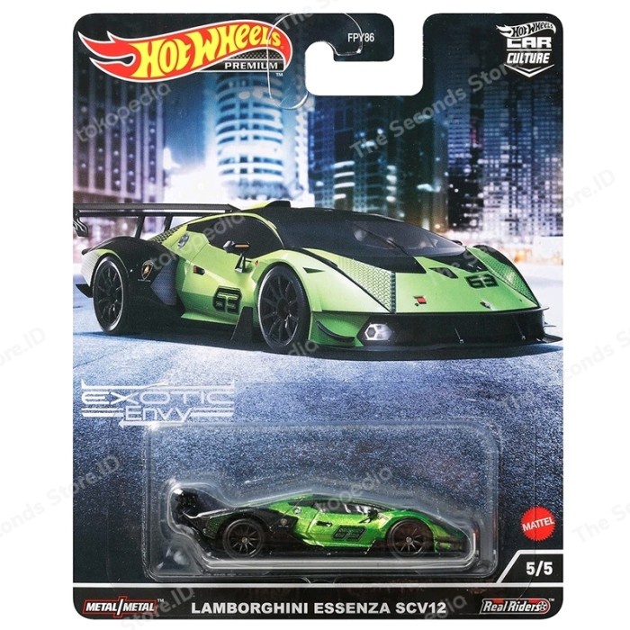 Hotwheels Premium Exotic Envy - Lamborghini Essenza SCV12