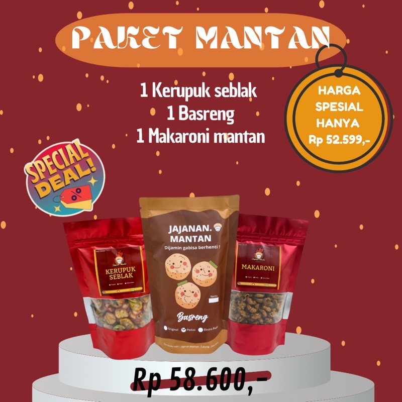 

PAKET MANTAN LEBIH HEMAT // PAKET HEMAT MURAH // CEMILAN