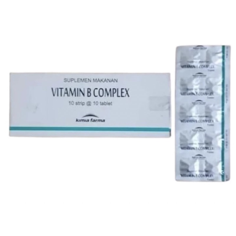 Vitamin B complex strip 10 tablet ( Vitamin B komplek generik )