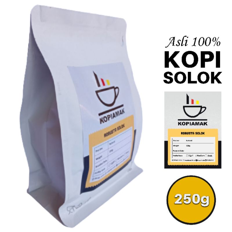 

Kopi Robusta Solok | Bubuk | 250 gram