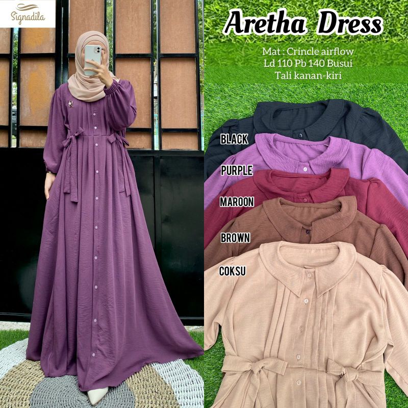 ARETHA DRESS ORI SIGNADILA